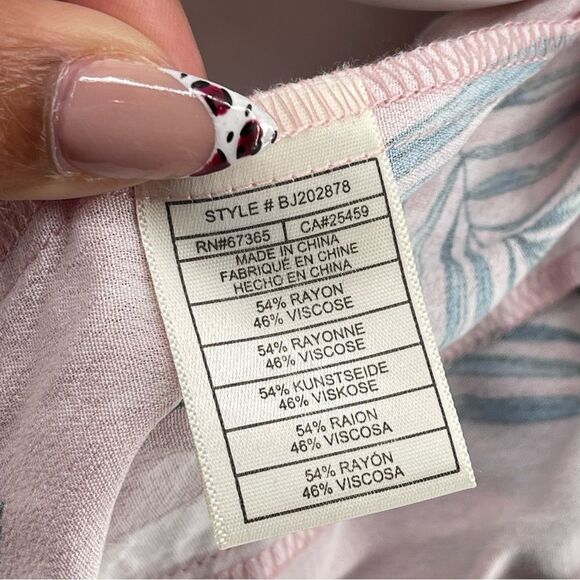 BB Dakota x Steve Madden Palm Before A Storm Pink Blossom Bomber Jacket Small - Picture 13 of 17